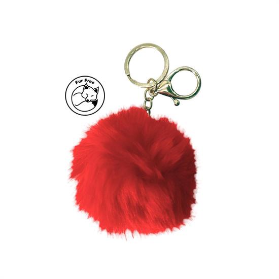 Keychain Fluffy red