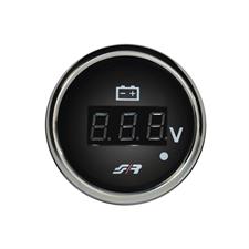 Voltmeter electrical Chrome rim line
