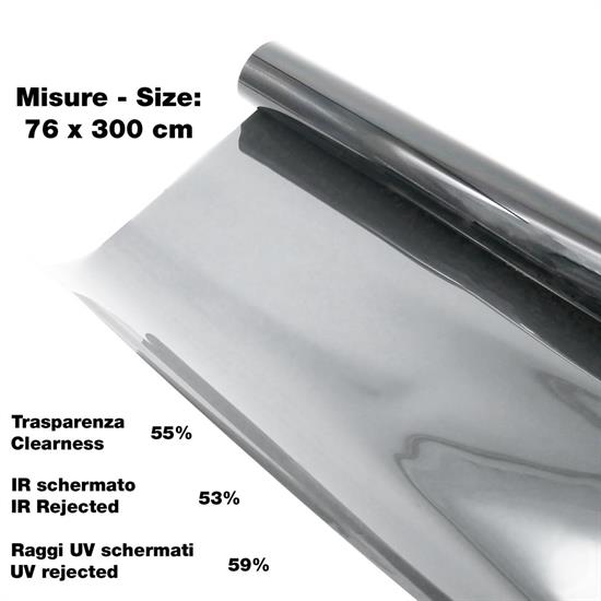 Windows Film Light Black 76x300 cm