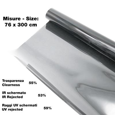 Windows Film Light Black 76x300 cm