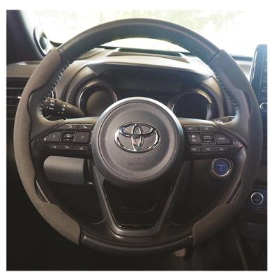 Steering wheel cover black non slip