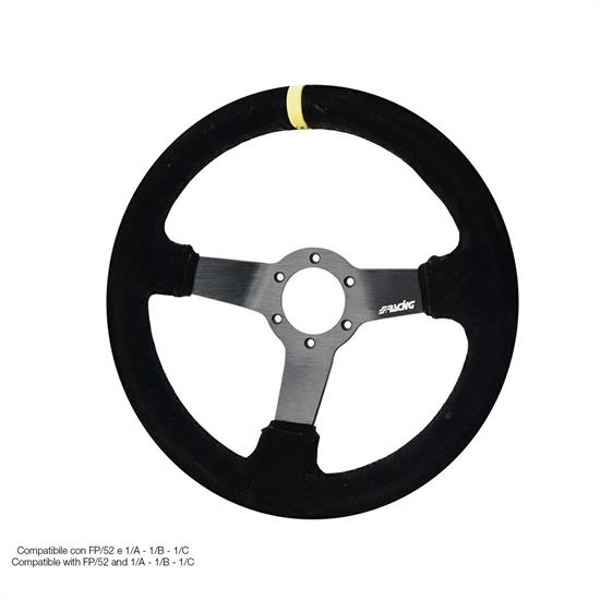 Volante sportivo a calice Carrera 32 - in camoscio