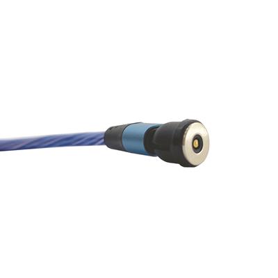 Rotating charger blue led cable 360 degree