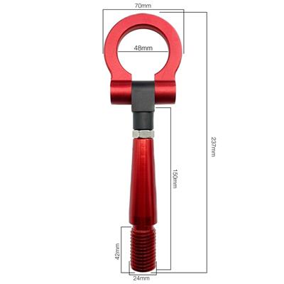 Towbar red