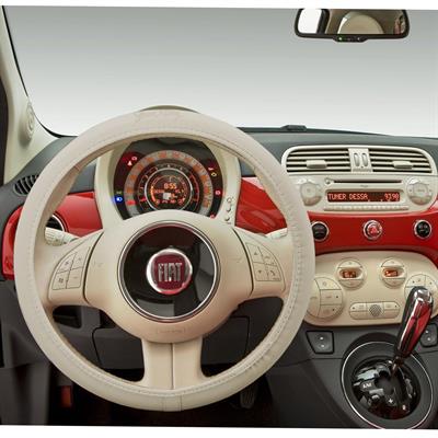 Steering wheel cover Soft Skin Beige 500