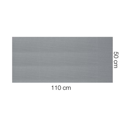 Mesh black aluminium 110x50 cm for microcar