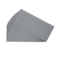 Confezione 10 griglie alluminio nero 110x50 cm per microcar