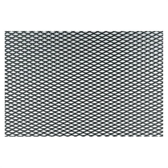 Griglia alluminio nera 110x20cm maglia stretta outlet