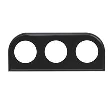 Pannello DIN portastrumenti a 3 fori