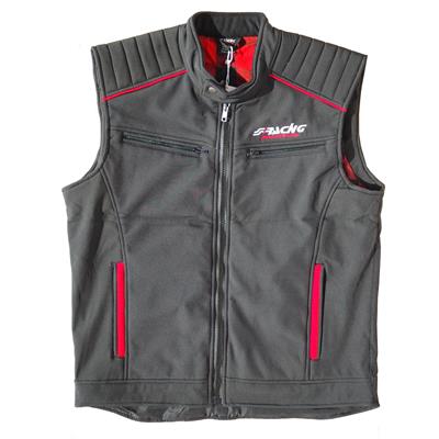 Sleveless jacket with logo size XL