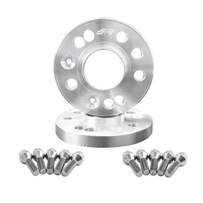 2 wheel spacers aluminium 20mm 4-5x100 with bolts