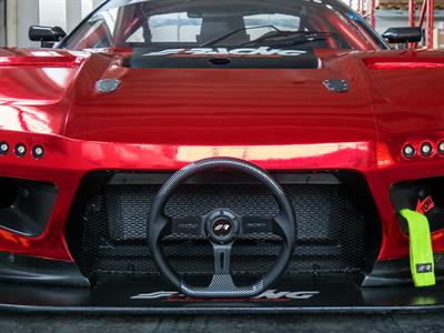 Volante sportivo a calice Giau - in carbon look e pelle