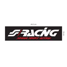 Sticker Logo 50x16cm black background