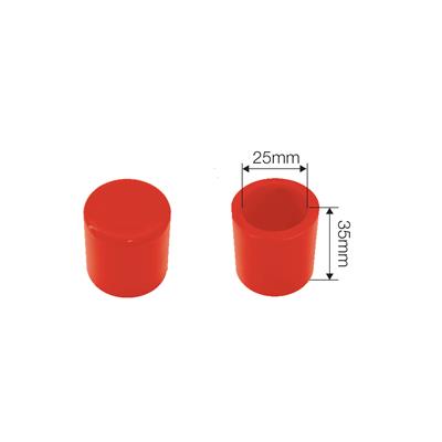 Red Rubber stopper cap