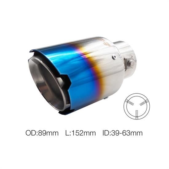 Terminale rotondo id 39-63mm acciaio inox