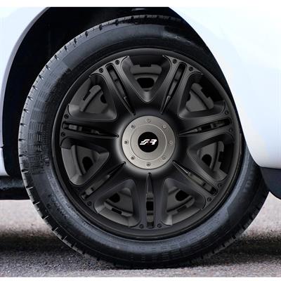 Wheel covers 15 Nascar Black