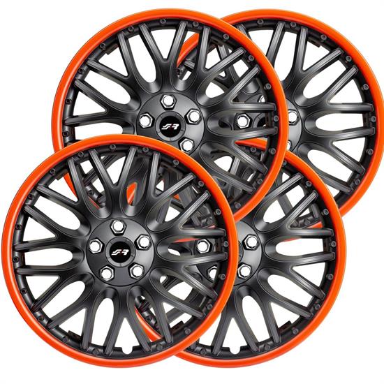 Wheel covers 13 Orden GTR red black