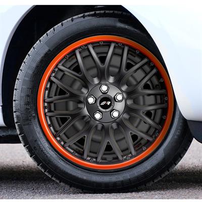 Wheel covers 14 Orden GTR Red Black