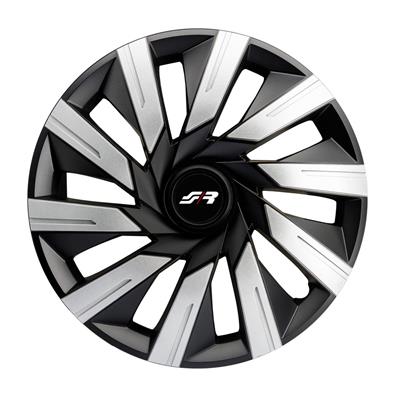 Wheel cover 14 Tecna Silver Black