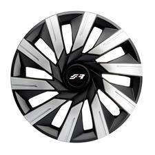 Wheel cover 15 Tecna Silver Black