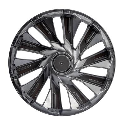 Wheel covers 16 Tecna Silver Black
