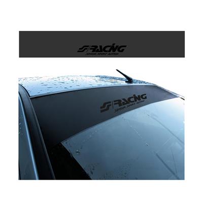 Sunshade matt black 150x24 cm