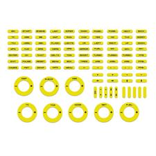 Fluo simulator stickers