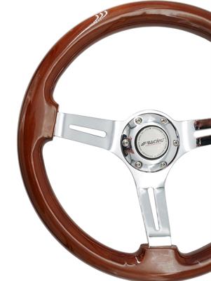 Classic Steering Wheel Didier - Wood