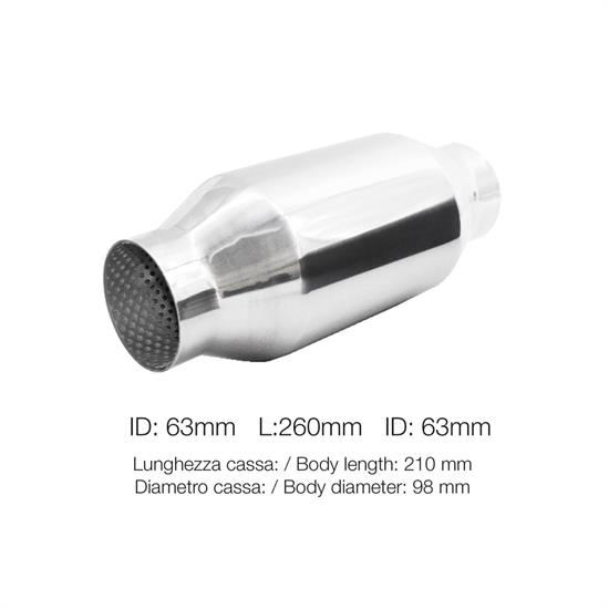 Universal Custom Muffler id 63mm