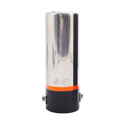 Muffler Tip round id 37-58mm slant stainless steel