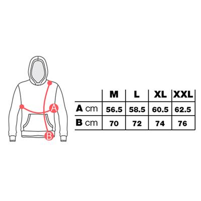 Black hooded sweatshirt TG.M