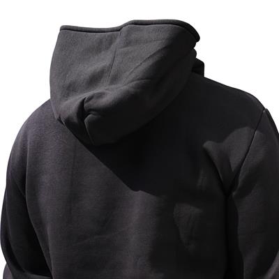 Black hooded sweatshirt TG.XXL