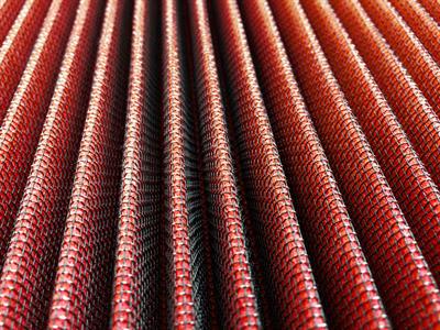 Air Filter oblique double cone red cotton