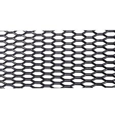 Griglia nera in PP 120x40 cm maglia larga