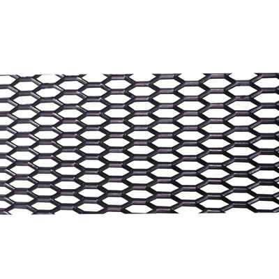 Mesh black in PP 120x40 cm large