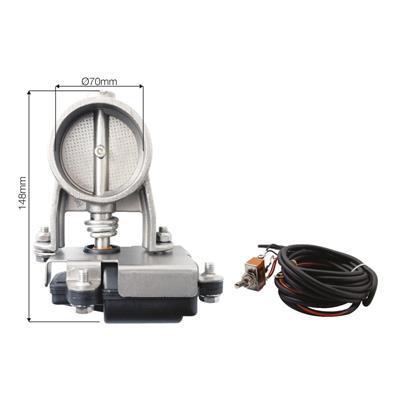 Exhaust valve with switch diam.70mm