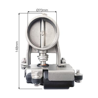 Exhaust valve with switch diam.70mm