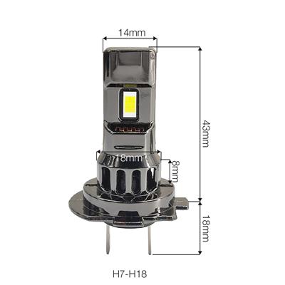 H7-H18 Led headlight bulbs iLuz Titan