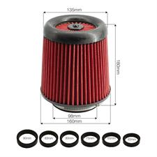 Filtro conico cotone rosso Big