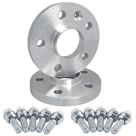 2 wheel spacers 12mm 5x112 center hole 66,6 with bolts