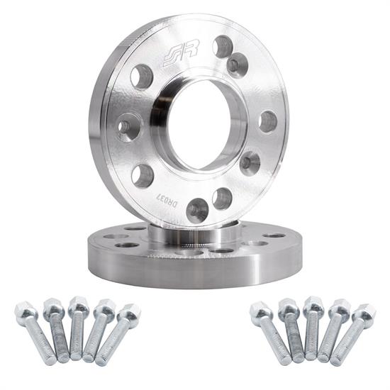 2 wheel spacers 20mm 5x112 center hole 66,6 with bolts