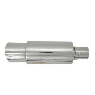 Marmitta rotonda inclinata acciaio inox