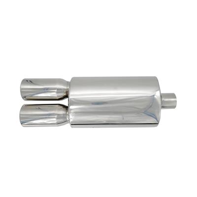 Marmitta rotonda doppia acciaio inox