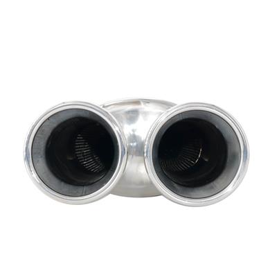 Marmitta rotonda doppia acciaio inox