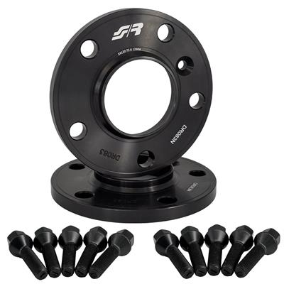 2 wheel spacers black 12mm 5x120 center hole 72,6 with bolts