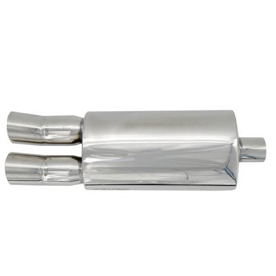 Marmitta round double DTM stainless steel