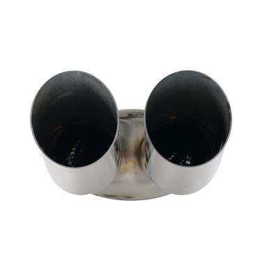 Marmitta round double DTM stainless steel
