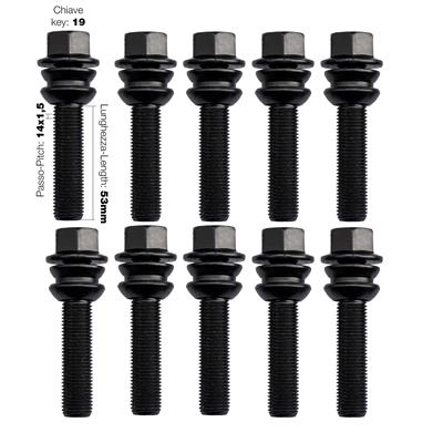 2 distanziali ruota neri 18mm 5x112 centraggio 66,6 con bull.