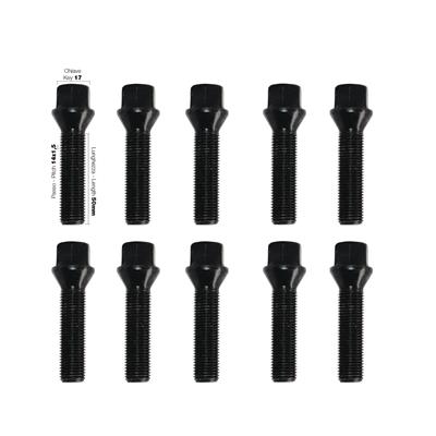 2 wheel spacers black 12mm 5x112 center hole 66,6 with bolts