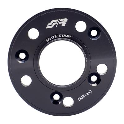 2 wheel spacers bl 5x112 center hole 66,6 with spherical bolts